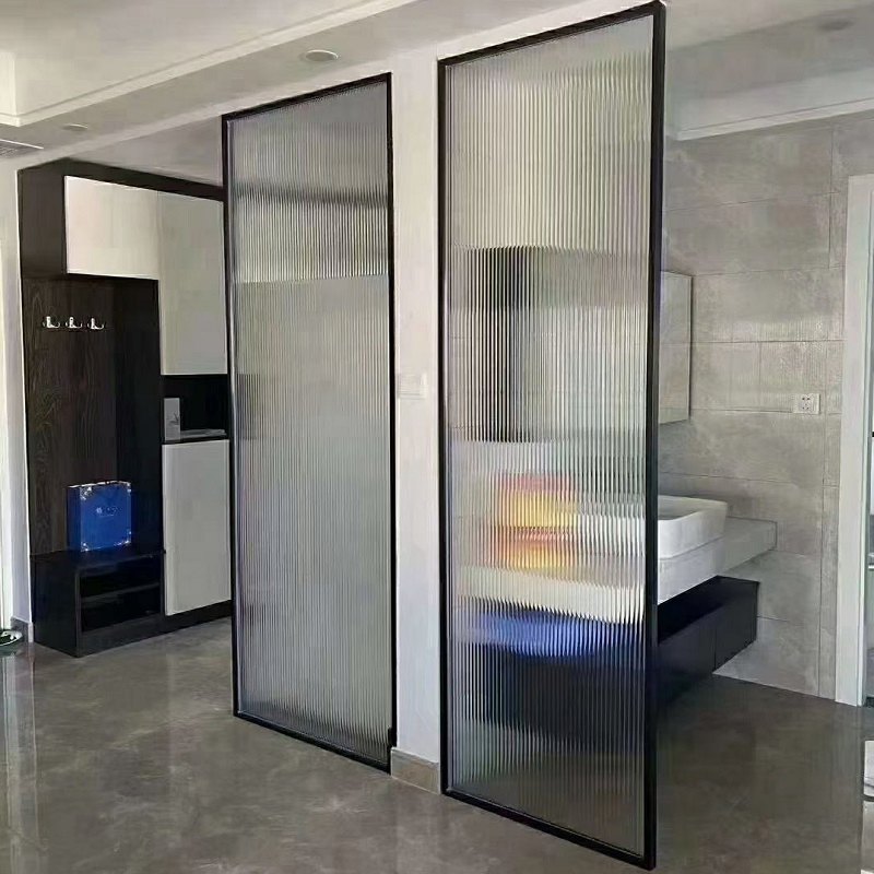 Unique Patterned /Reed Glass for Door Inserts, Shower Enclosures, Railings and Partitions, Glass Furniture, Privacy Windows, Accent Windows