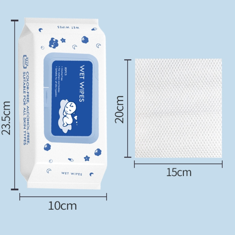 80-Count Baby Wipes Hypoallergenic, Unscented, Safe for Hand & Mouth, Baby Face & Body Cleaning, Gentle Wet Wipes for Infants & Toddlers