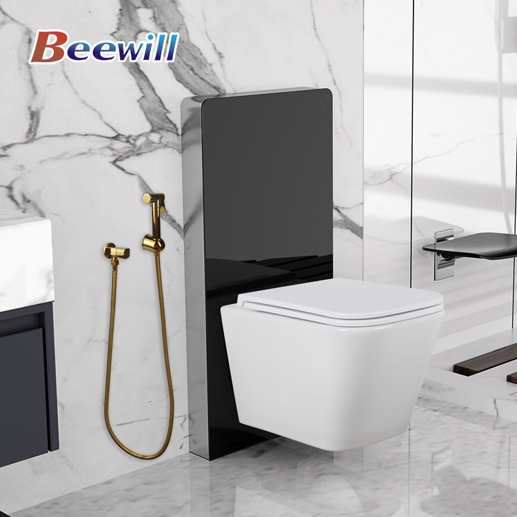 Glass Toilet Water Tank T Glass Cistern with Toilet Bidet Bathroom Accessories