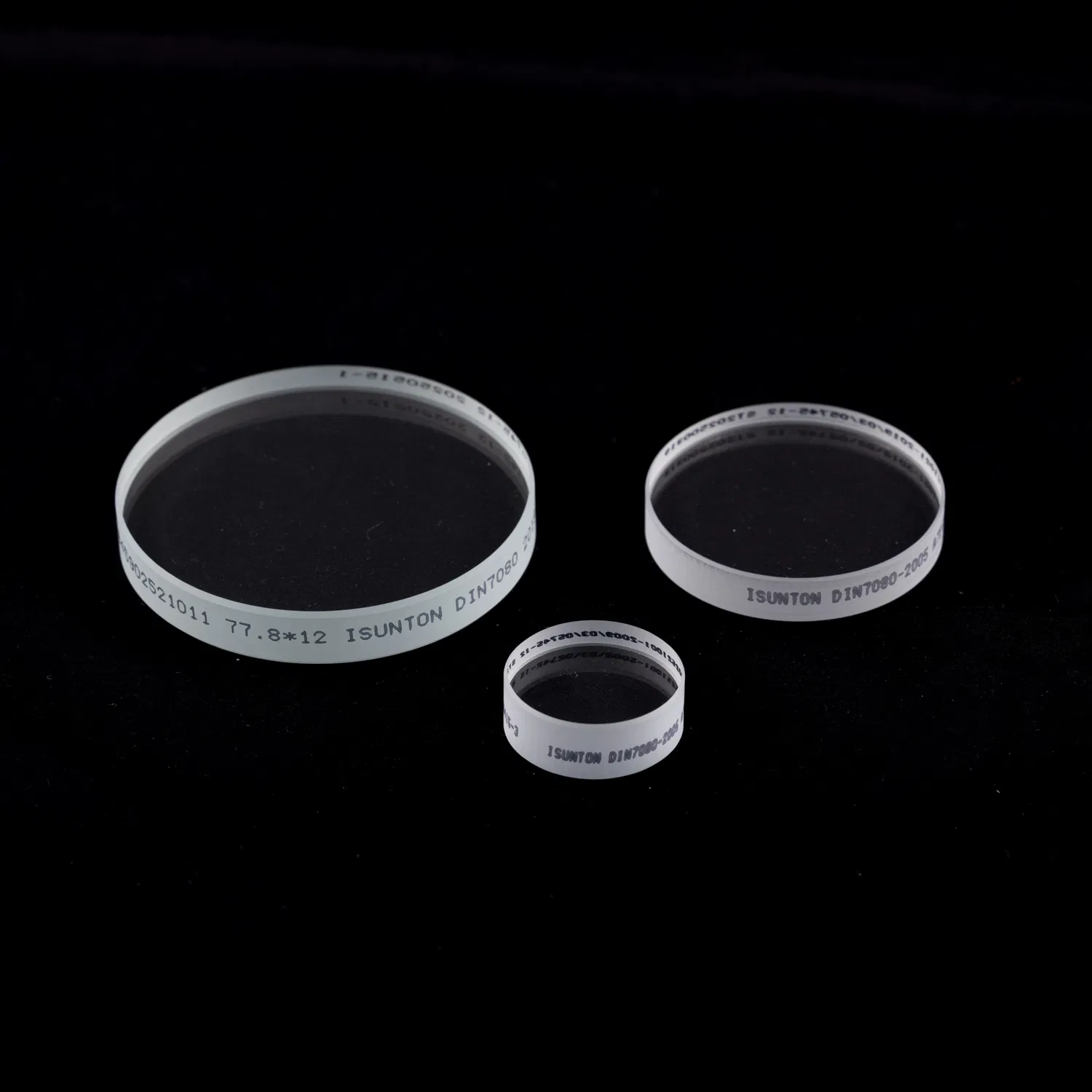 DIN7080 Tempered Borosilicate Sight Glass High-Temperature & Pressure Resistant Industrial Glass