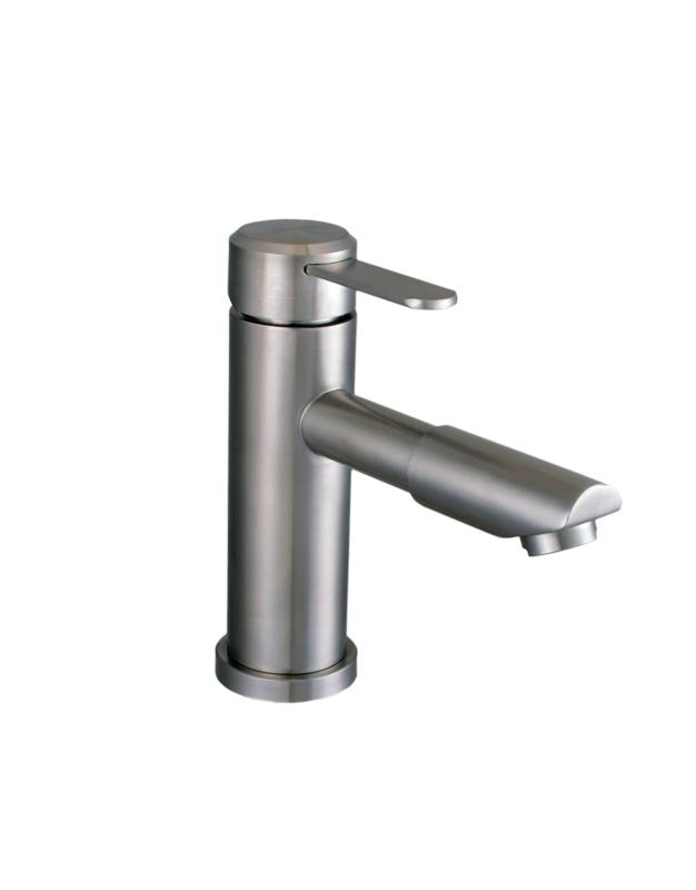 Смеситель для биде однорычажный, нержавеющая сталь