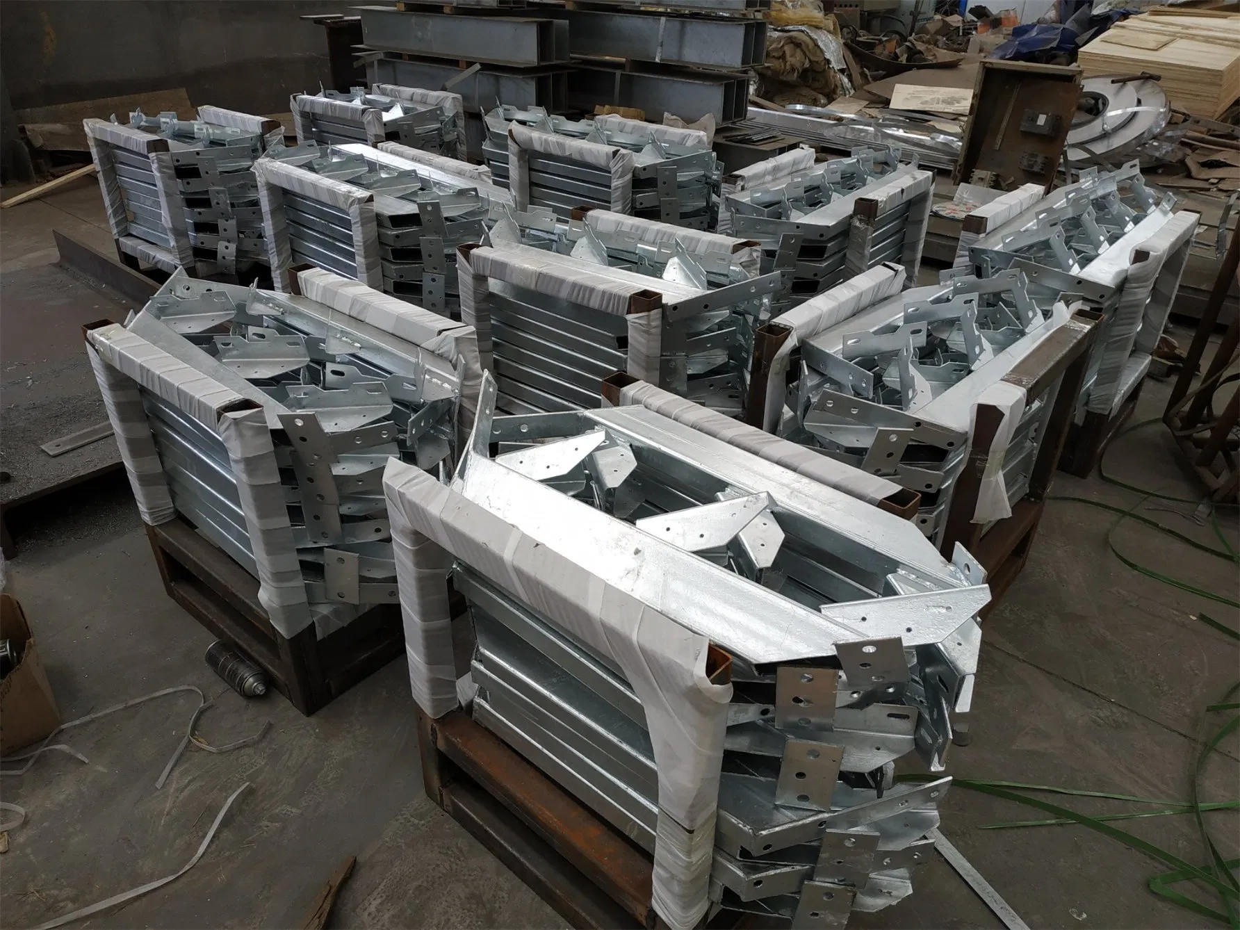 Customized Australian Standard Steel Stairs Hot DIP Galvanised Customer Surface Treatment Stringers