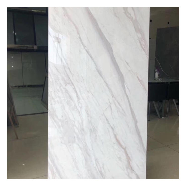 China Glossy White Glazed Marble Price 600X600mm Porcelain Polished Ceramic Floor Tiles