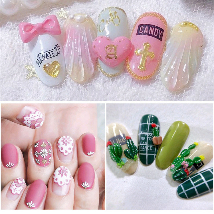 Acrylic 3D Nail Art Painting/Drawing Gel Product Kit for Nail Beauty Salon