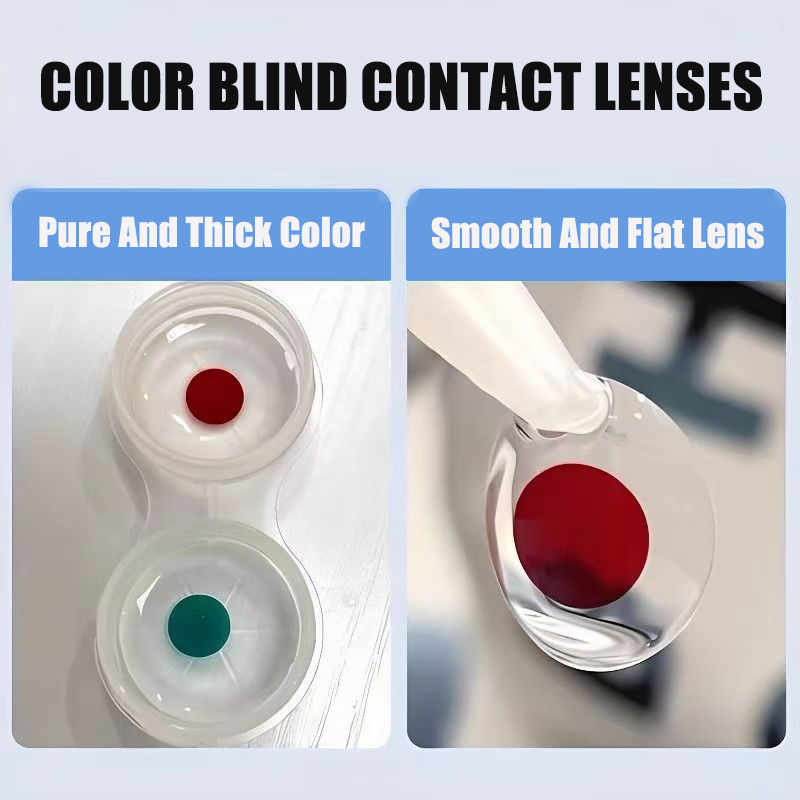 Color Blind Color Weak Contact Lenses, Red and Green Color Blind Contact Lens