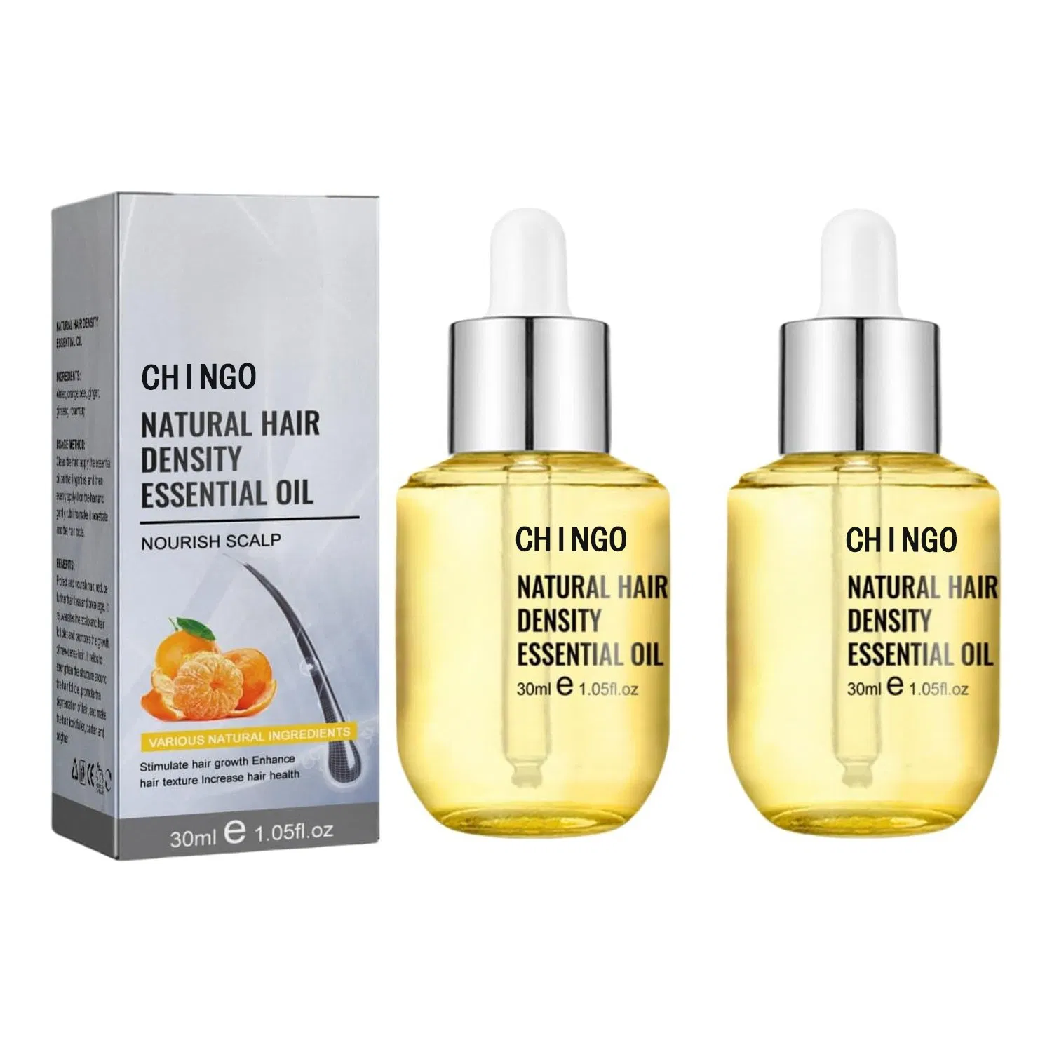 Hair Regrowth Serum Reduces Shedding Boosts Thickness for Thinning Hair