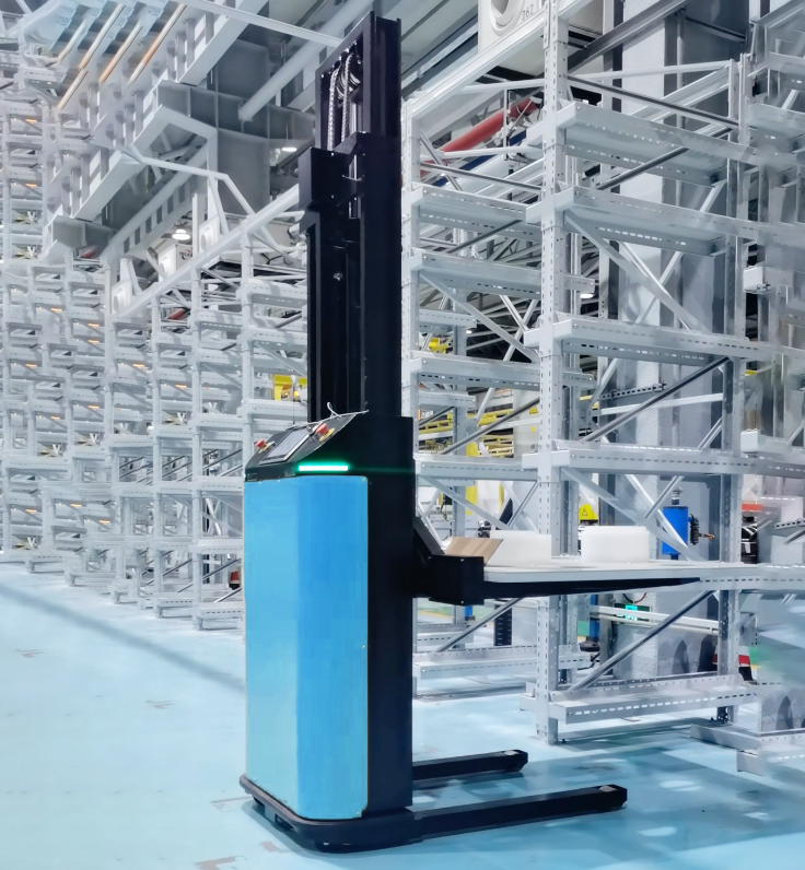 Intelligent Storage System Forzj Robots Pallet Stacker Agv