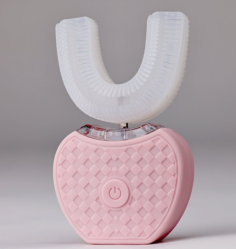 Ultrasonic 360 Degree U Shape Intelligent Automatic Toothbrush for Helthy Care, Lazy Toothbrush Brushing Teeth Only 10 Second