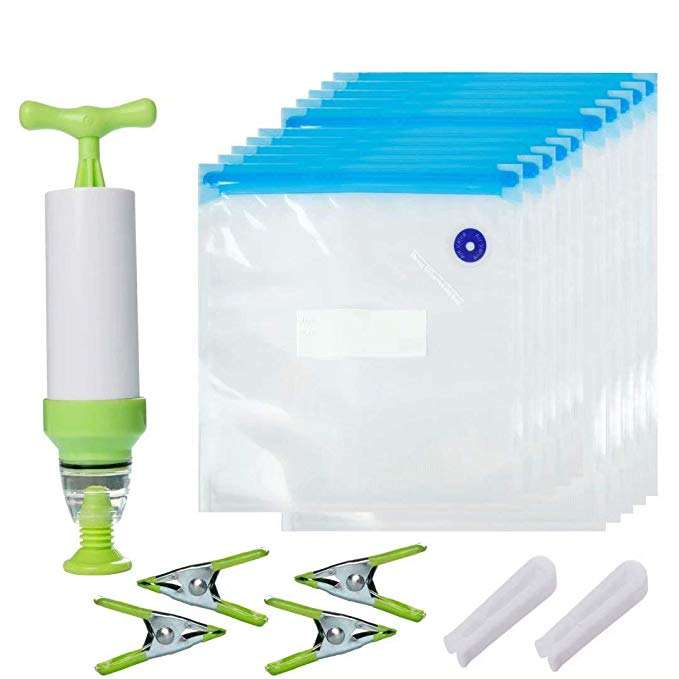 Kitchen Reusable Wholesale Self Sealing Leakproof Stand up Ziplock Vacuum Sealer Zipper