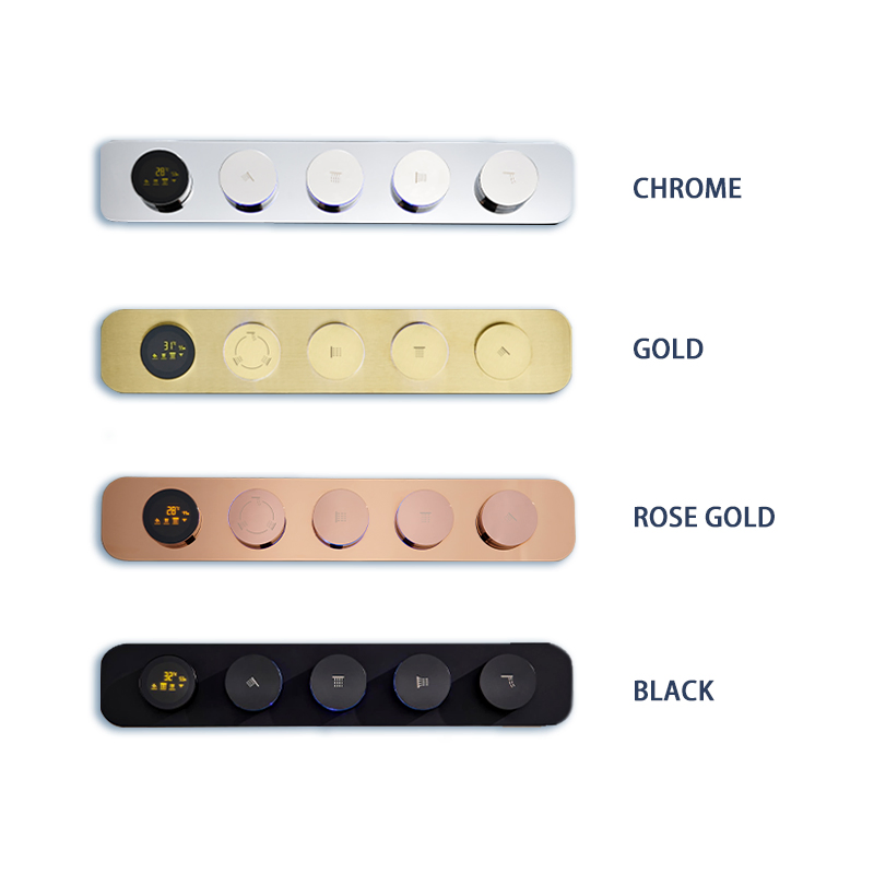 Stepon Bathroom Anti-Rust Space-Saving Design WiFi Control Waterfall Multi-Mode Shower Kit