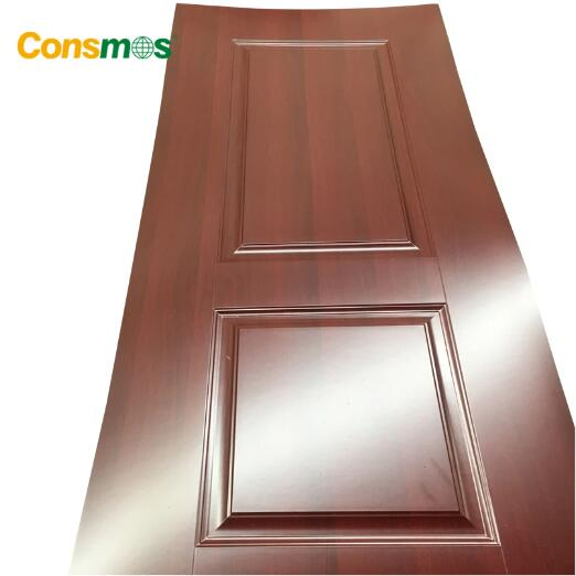 Natural Wood Veneer/Melamine Paper Veneer Moulded HDF Door Skin