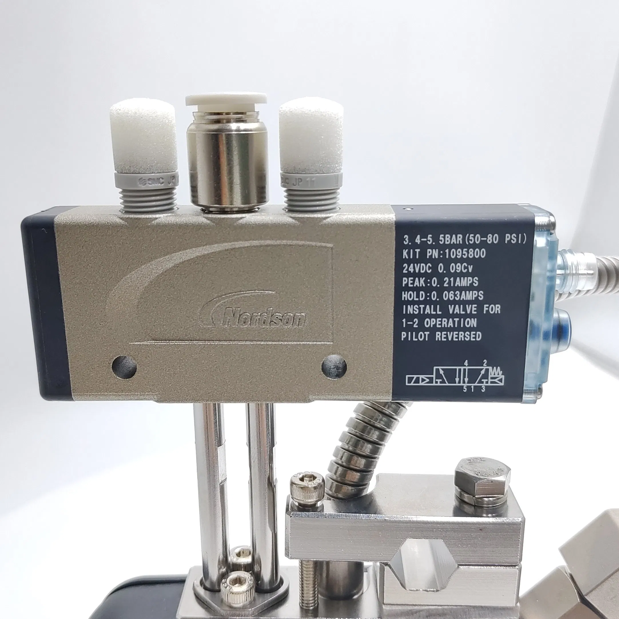 Mini Hot Melt Glue Gun with Nordson Solenoid Valve Suitable for Packaging and Coating Industries