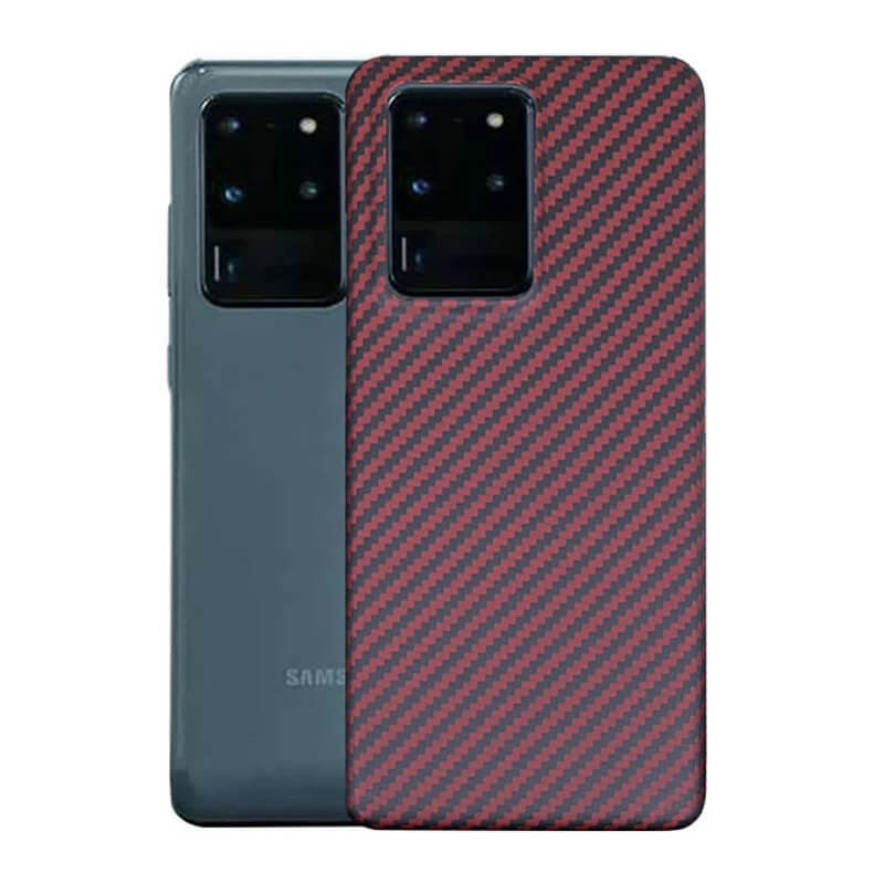 Customized Luxury Carbon Aramid Fiber Phone Case for Samsung Note 20 Mobile Phone Cover