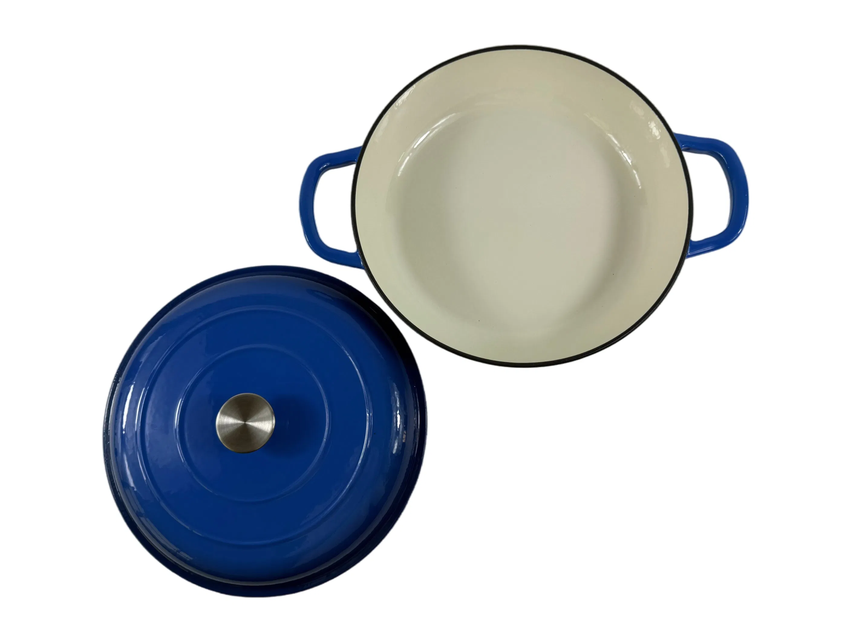 Hot Selling 7-Piece Enamel Non-Stick Cast Iron Cookware Set (Including Grill Pan, Fry Pan and Cooking Pot)