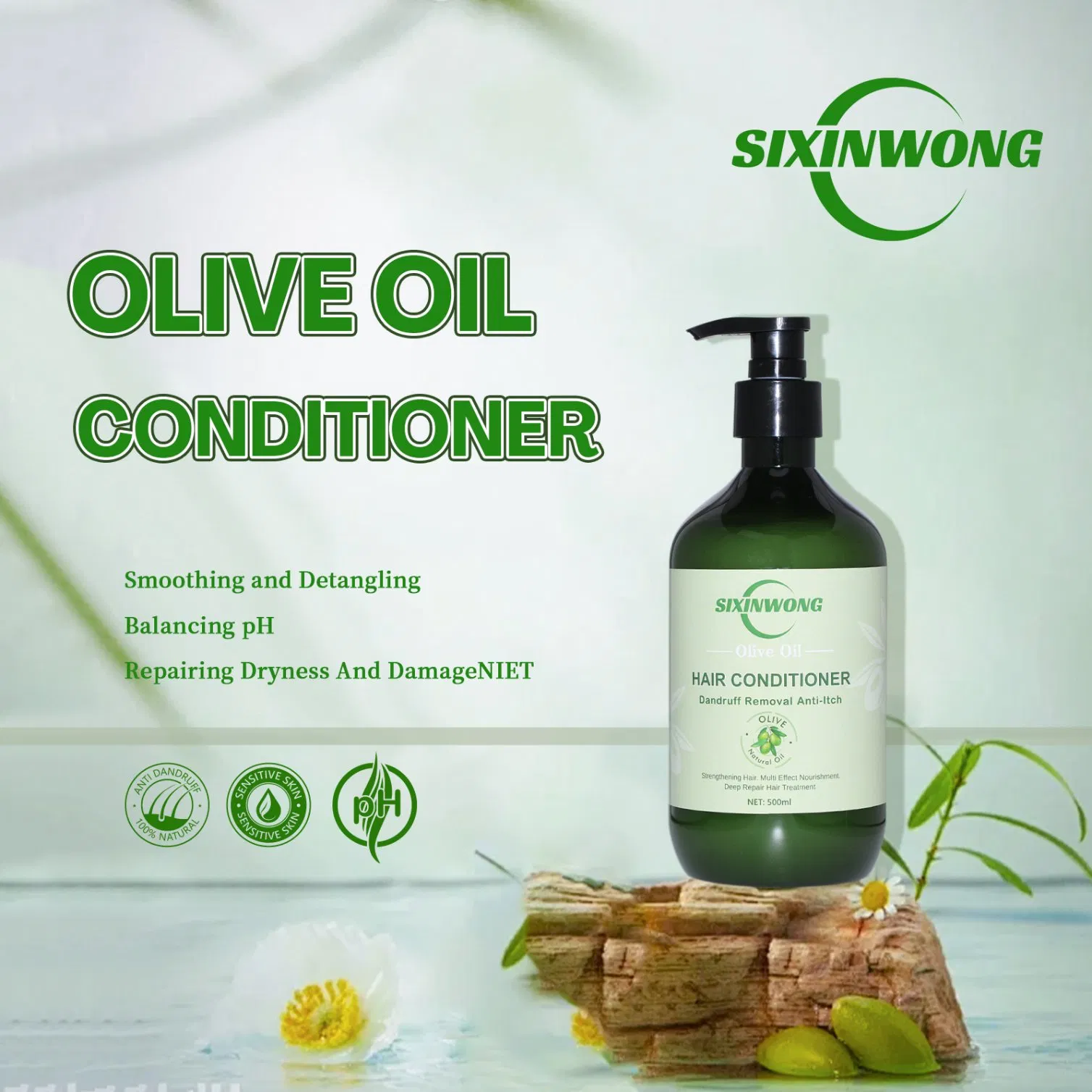 Beauty Cosmetics Olive Oil Conditioner Natural Deep Hydration for Healthier Hair Conditioner