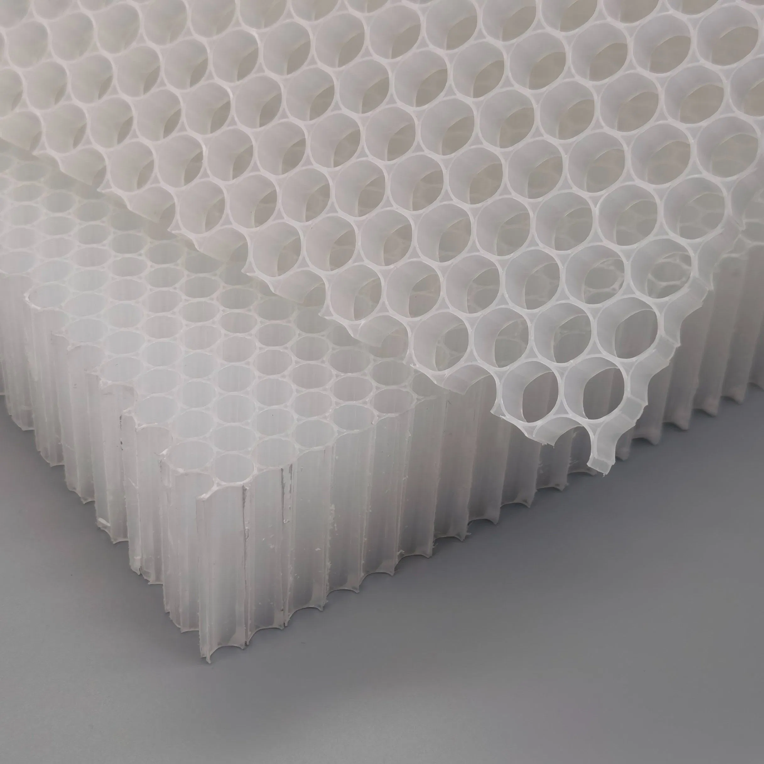 PP Honeycomb Core/Plastic Honeycomb Core Is Used for Air Filter Element/Composite Sheet/Water Saw Cutting Platform.