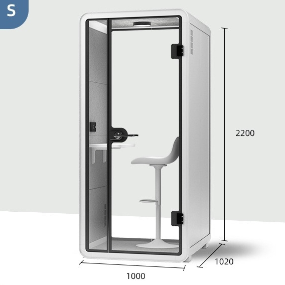 Soundproof Office Pod for Home Living Room and Live Space Group Meeting