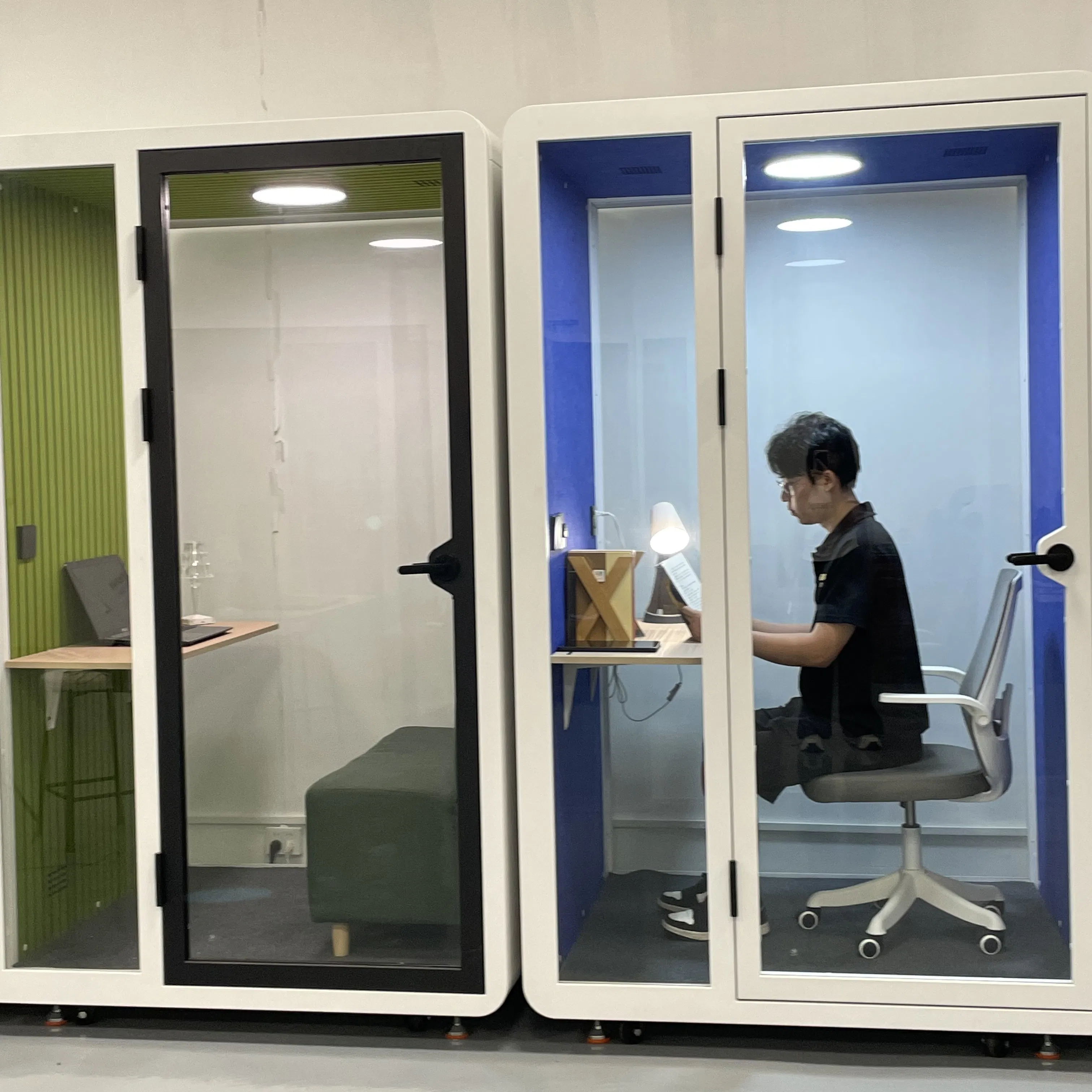 Premium Sound Isolation Booths for Offices, Studios, and Homes