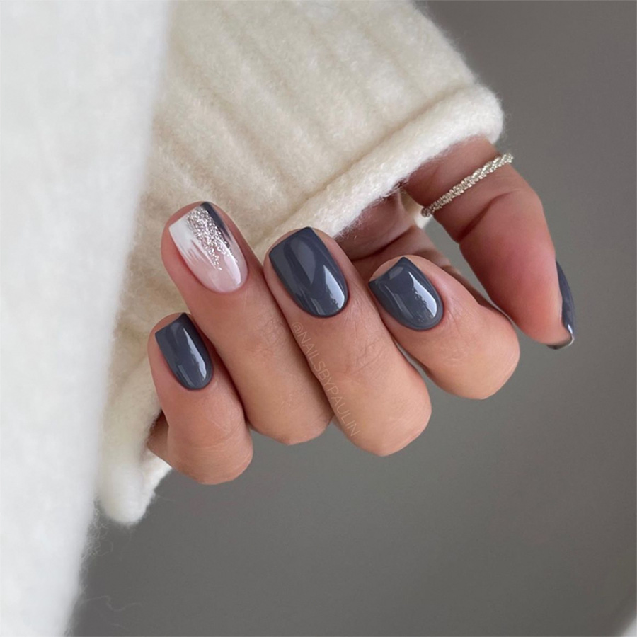 Pre-Made Nail Tips 24-Piece Set of Wearable Artificial Nail Tips