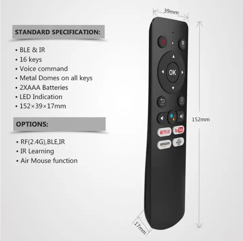 Универсальный пульт ДУ для Smart TV 8K