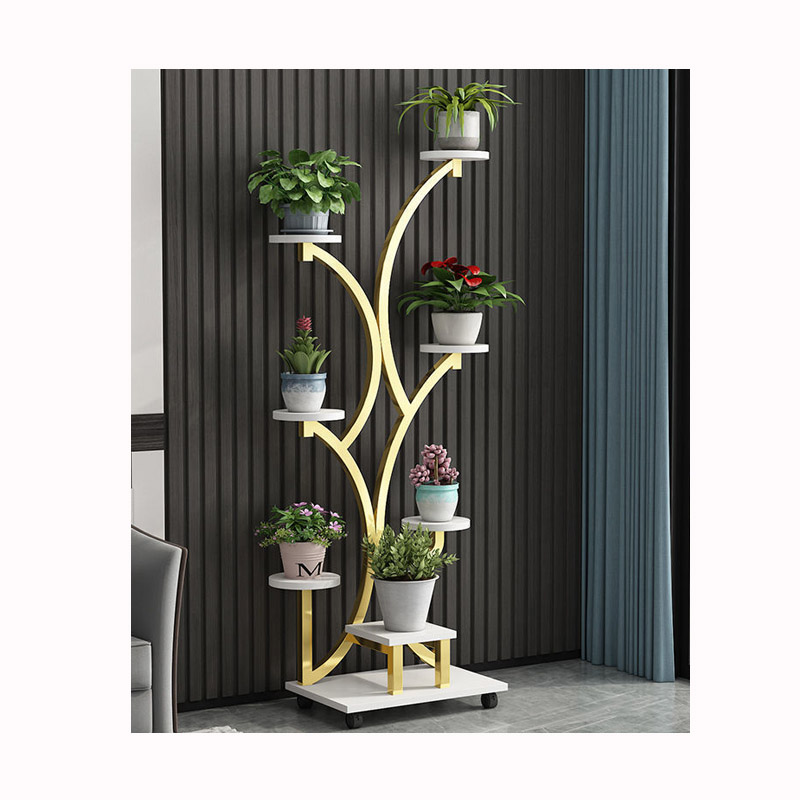 Подставка для растений металлическая двухуровневая