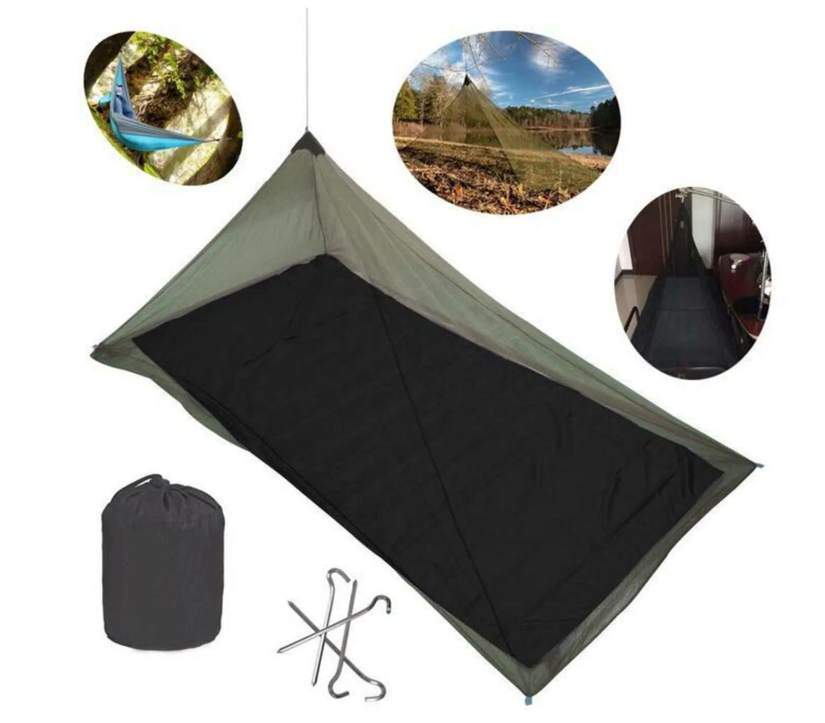 Hiking Outdoor Camping Pyramid Africa Mosquito Net for Camping with Deltamethrin