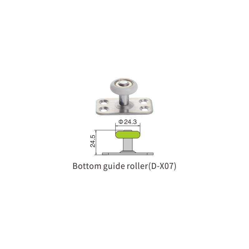 300kg Load-Bearing 8 Hang Wheel Roller Rail Pulley Hardware for Hanging Glass Door Accessory