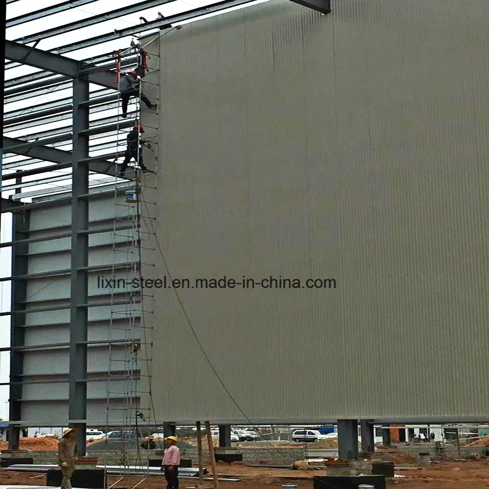 Wind Resistance Metal Roof Sheet Steel Structure Building Storage Shed
