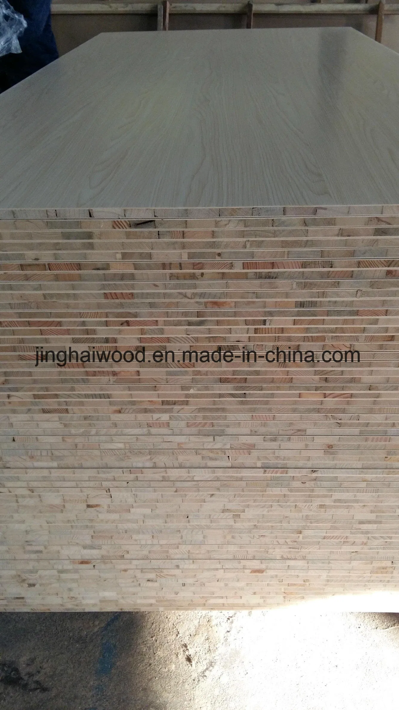Pure White Color Melamine Blockboard in 16mm From Factory