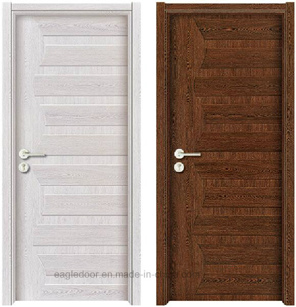 Simple Designs Modern Hospital Wood Door Design Melamine Finish Door Bedroom Interior Wooden Door (EI-HP0305)