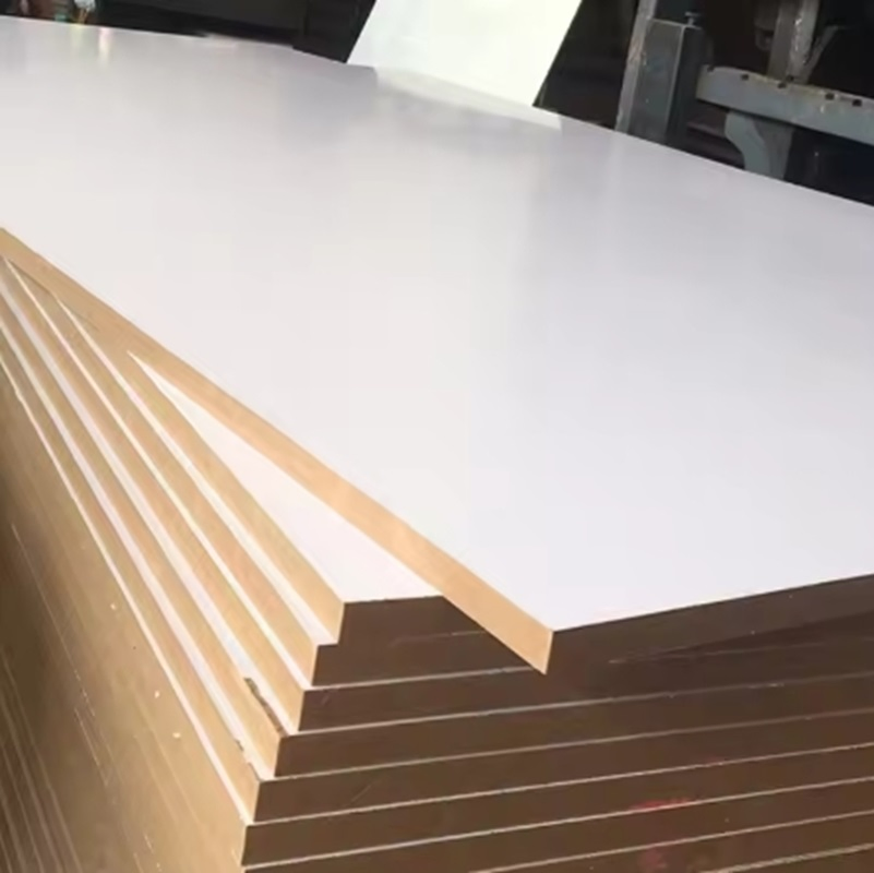 Pet Laminated High Gloss MDF Board for Furniture Decorative Material