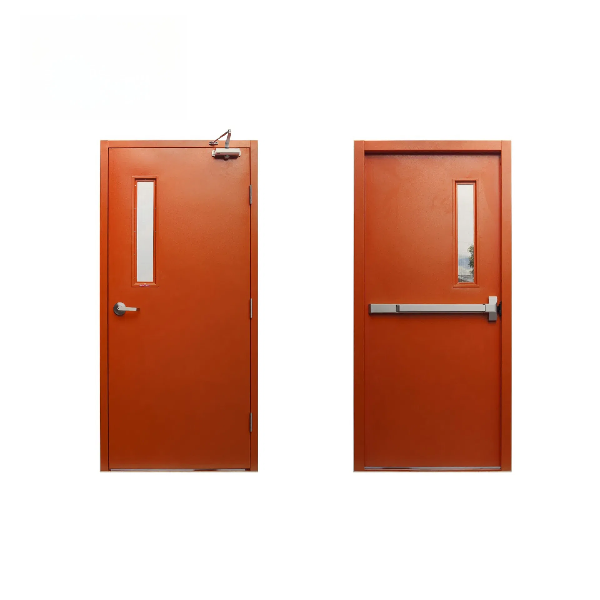 European Standard Commercial Fireproof Steel Fire Rated Metal Doors