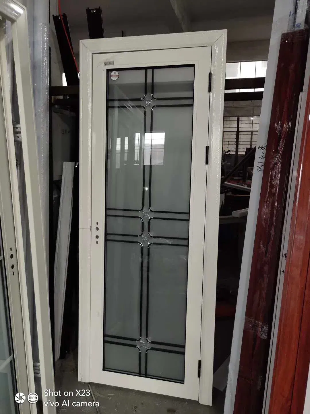 Алюминиевая стеклянная дверь для ванной