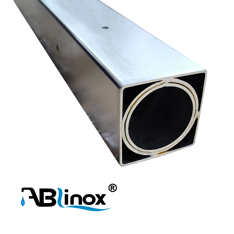 Customized CNC Machine Part Stainless Steel Handrail Balustrade with Sandblasted Surface