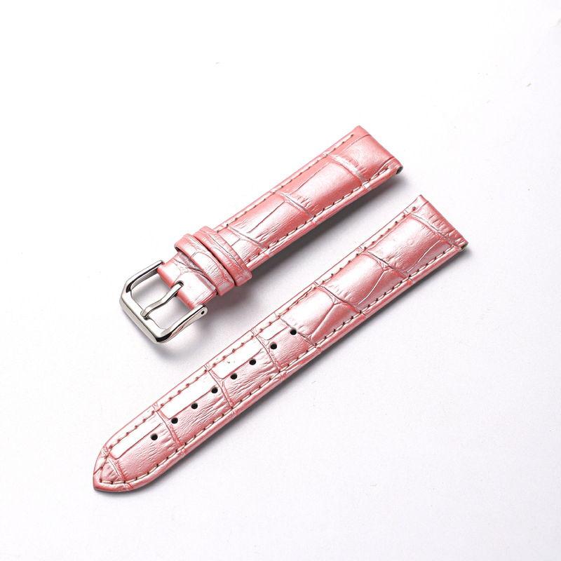 Factory Direct Genuine Leather Crocodile Bamboo Grain Pin Buckle Strap