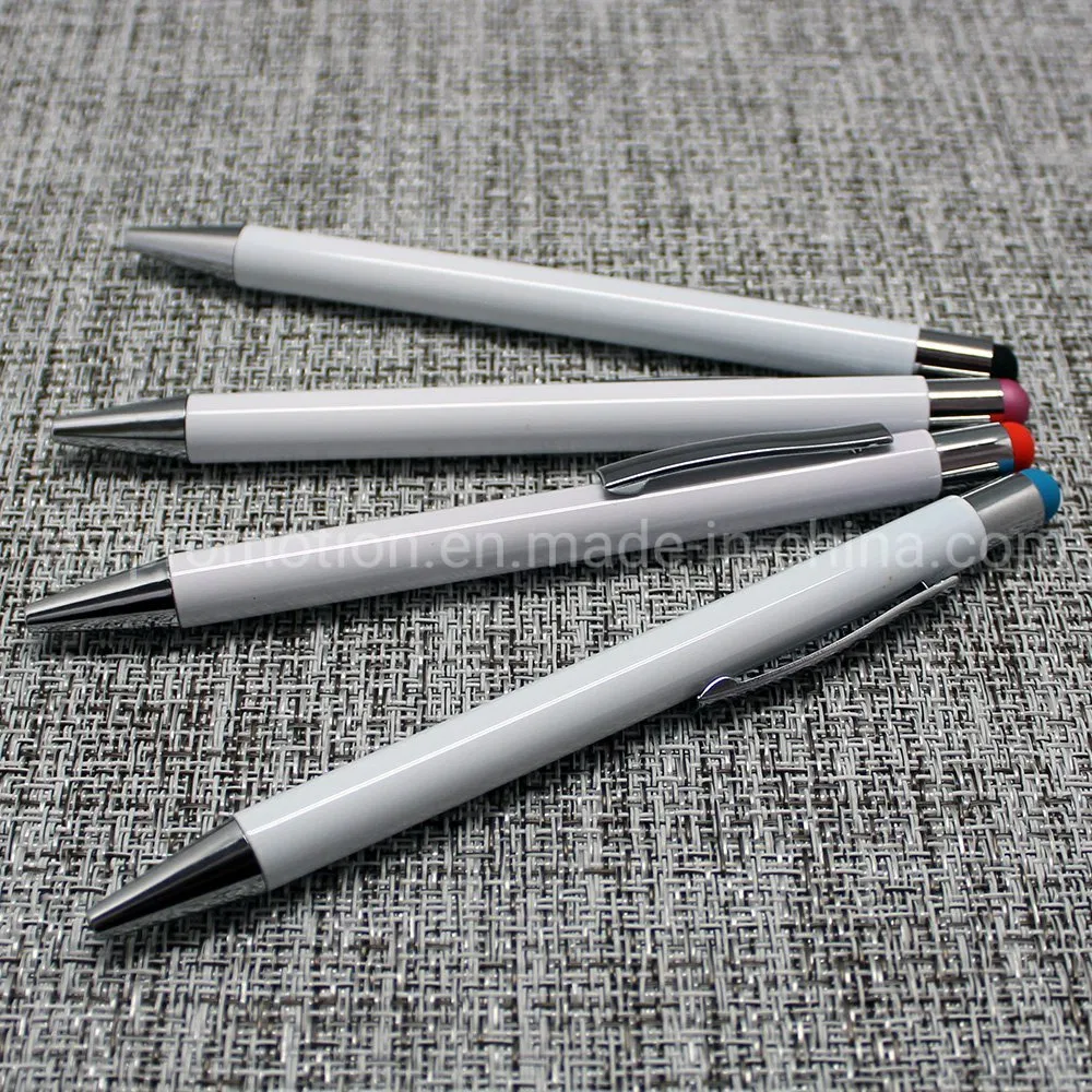New Stylus Touch Ball Pen with Aluminum Barrel for Logo Engraving