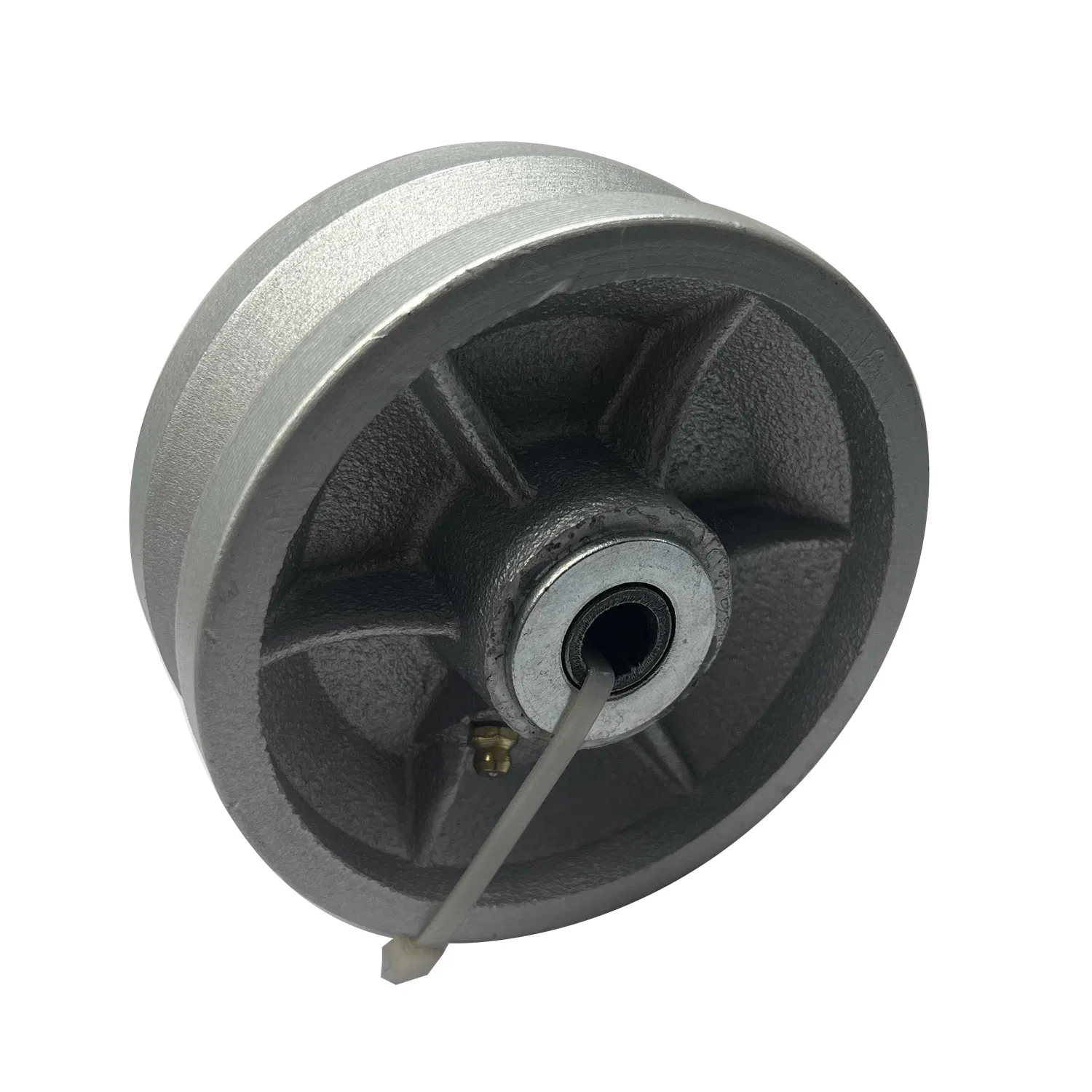4-Inch Heavy-Duty V-Groove Pig Iron Wheel