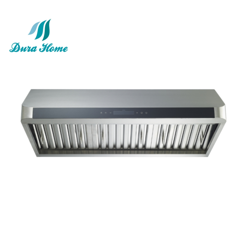 Contemporary Black Kitchen Hood Cooker Hood Range Hood Chimney with 900 Cfm and Low Noise