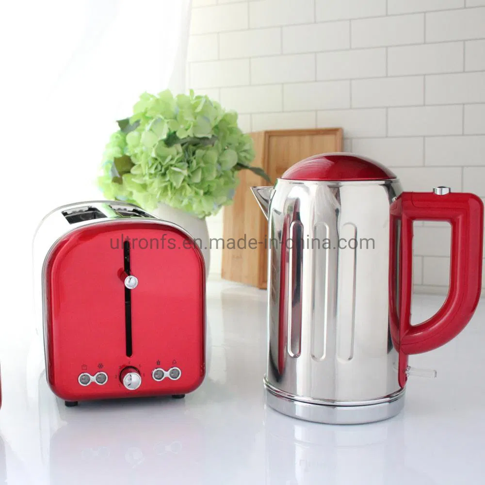 Hot Sale High Quality Newest Retro Stainless Steel Electric Breakfast Set Include Coffee Maker Toaster Kettle
