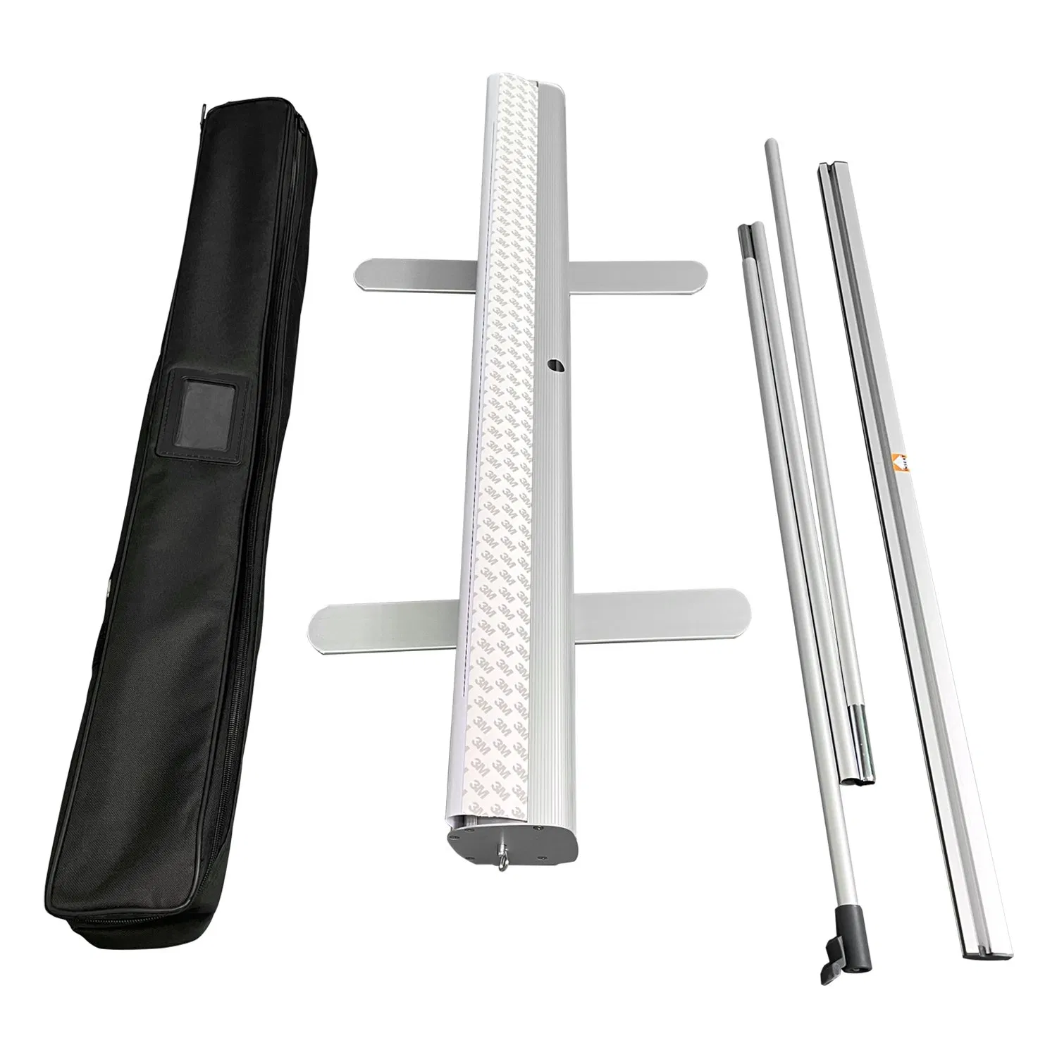 Luxury Type II All-Aluminum Stable Roll-up Banner for Exhibitions and Events - Vertical Display Stand Frame Standing Poster Sign