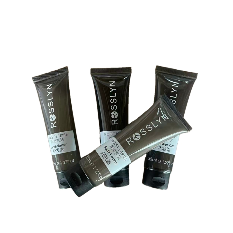 Wholesale Moisture Series Hotel Bath Set Shampoo Conditioner Body Lotion Shower Gel Custom Logo Available