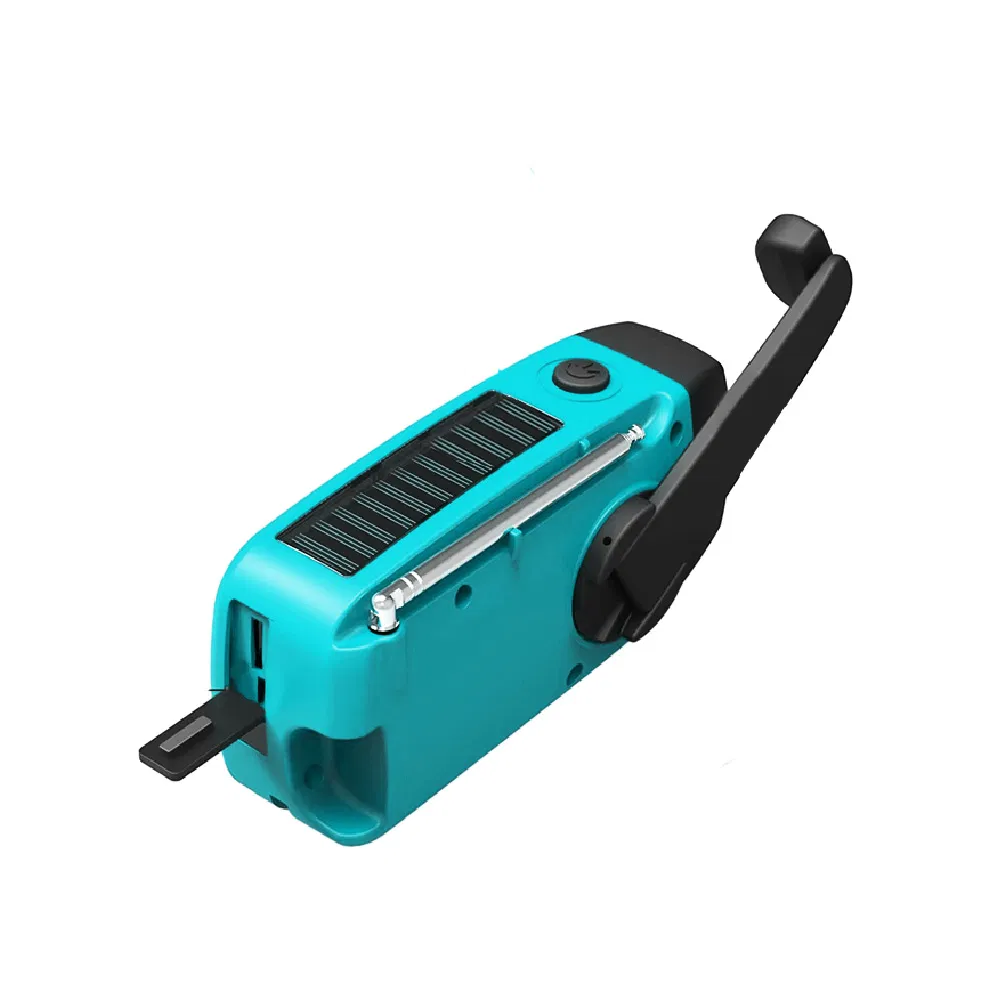 Mobile Phone Charger Handheld VHF Mini Portable FM Solar Radio