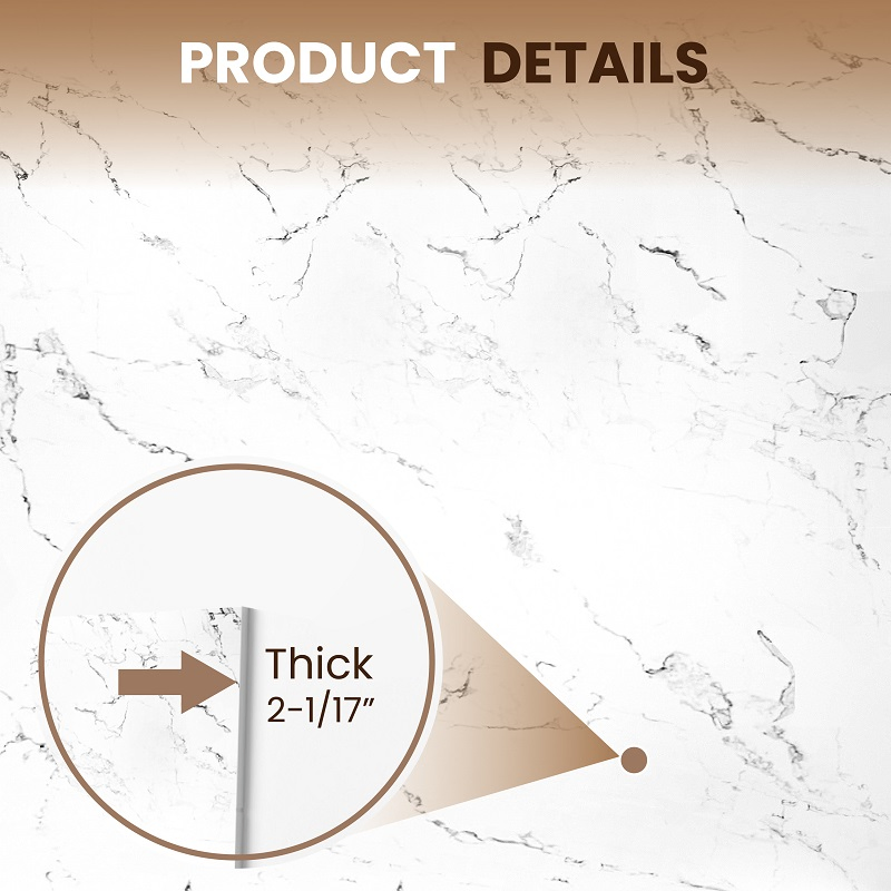 Acrylic Sheet Interior Design Wall Material 2.8mm Thickness Marble White Bathroom Shower Wall Panel