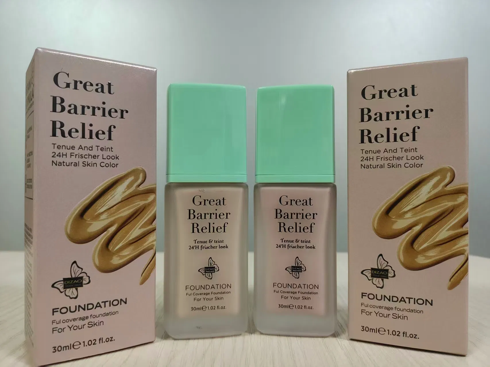 Great Barrier Relief Tenue and Teint 24 H Frischer Look Natural Skin Color Foundation