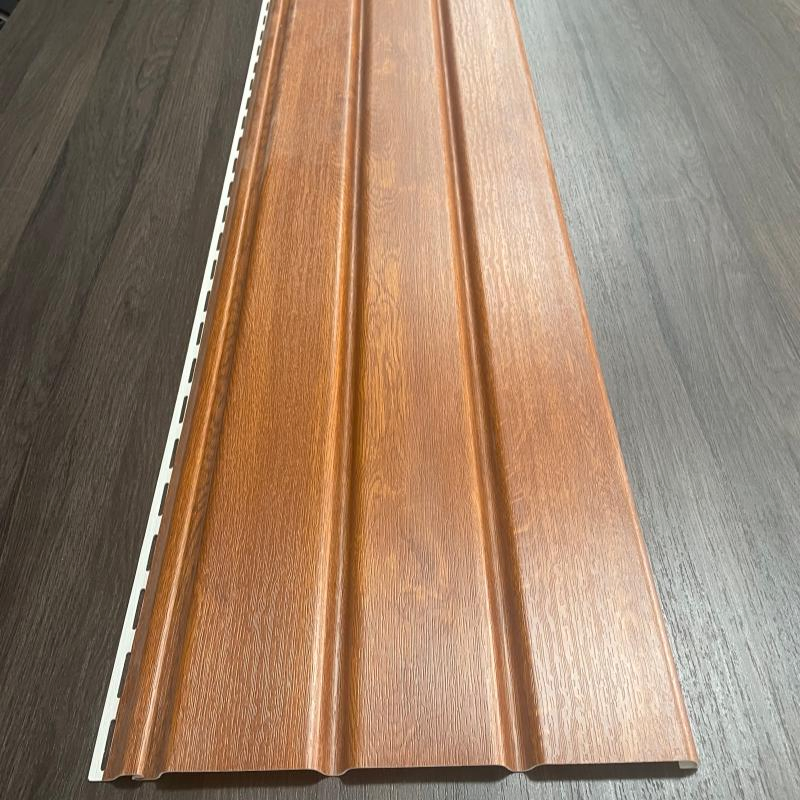 Decorative Wood Cielo PVC Exterior Plastic T&G for Ceiling Soffit Panel