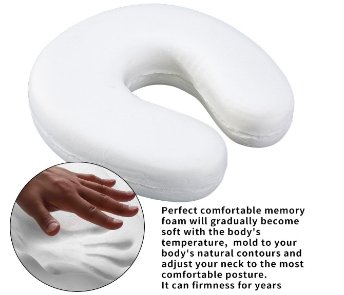 U Shaped Memory Foam Pillow Neck Head Cushion Pillow Support Rest Outdoors Car Office Home Travel Pillow Cushion