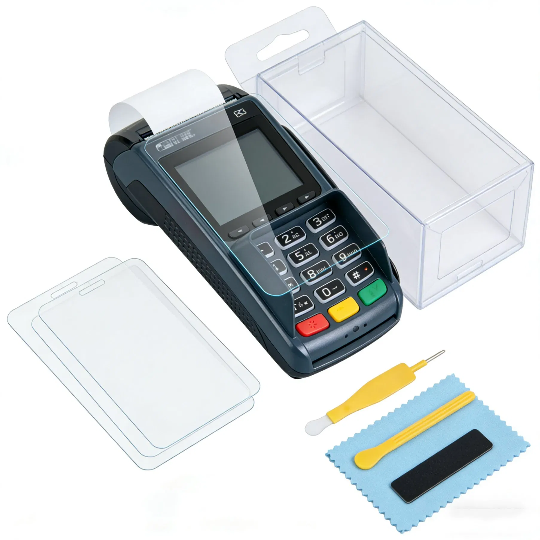 Premium HD Tempered Glass POS Screen Protector for Sunmi Device