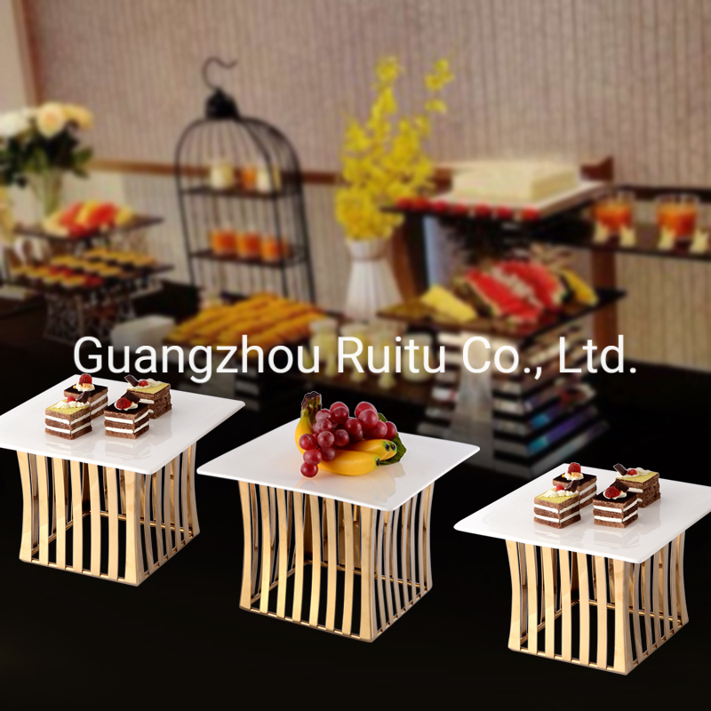 Декоративная подставка для десертов Golden Dessert