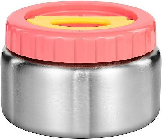 Aohea Food Jar Stainless Steel Stainless Steel Vacuum Insulated Food Jar for Hot Food and Cold Food Wide Mouth Leak Proof Soup for Adults