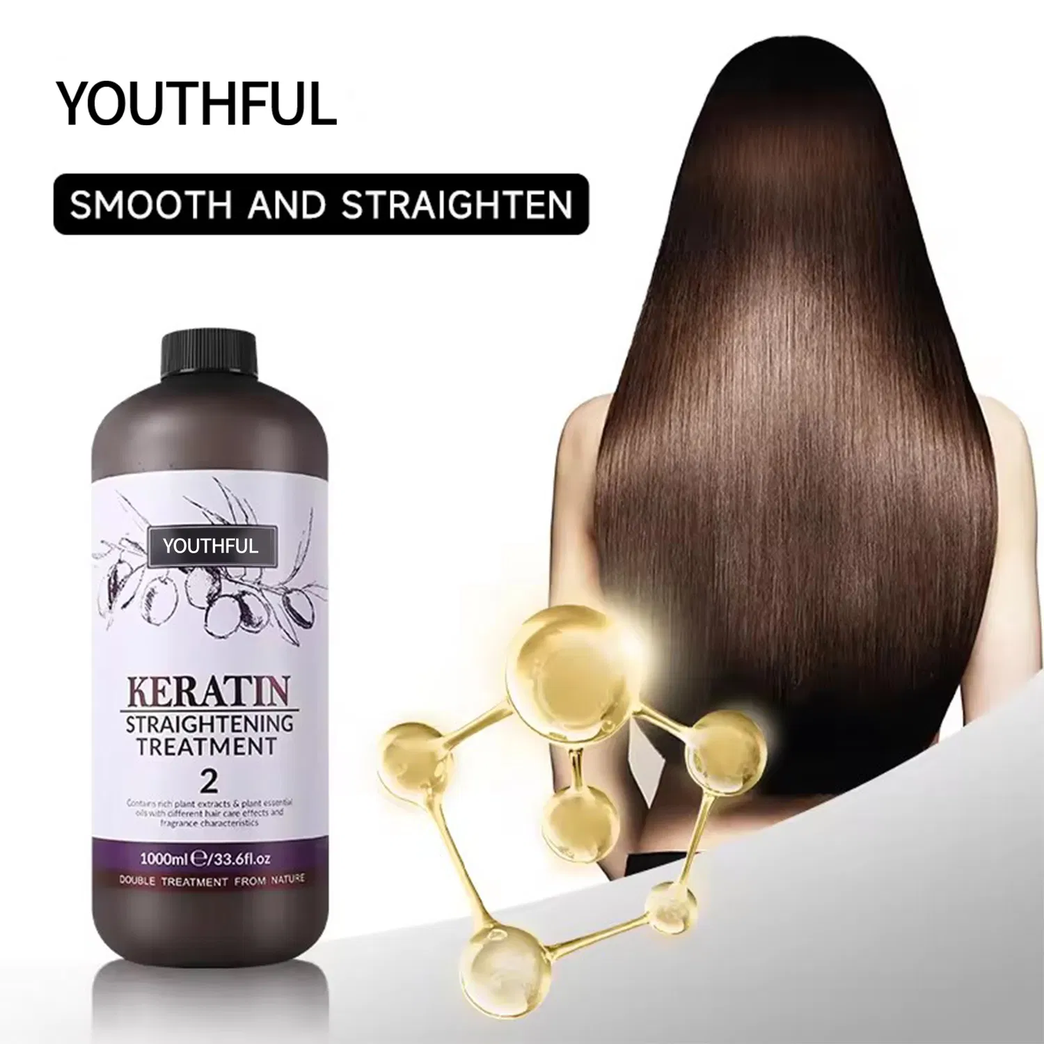 Keratin Hair Straightening Hair Care Treatment Cream